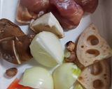 柚子風味の鶏肉と根菜のもちチーズ焼き作り方1写真