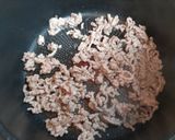 簡単夕飯昼食！かぼちゃ味噌そぼろ煮丼副菜おつまみ作り方3写真
