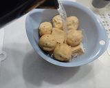 サツマイモと厚揚げの煮物作り方1写真