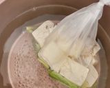 防災レシピ🍲湯煎で🥬小松菜と豆腐の煮浸し作り方6写真