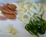 最少材料で激うまナポリタン✨作り方1写真