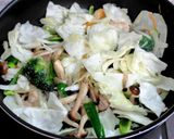 鶏もも肉と野菜の明太マヨ炒め作り方4写真