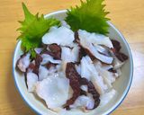タコのお刺身の切り方⭐︎タコ刺しに3種のタレ作り方4写真