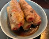 絶品！紅生姜入りの肉巻きちくわ作り方7写真