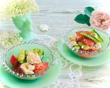 トマトと胡瓜の豆腐サラダ作り方9写真