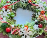 食べて巡る『クリスマス薬膳リースサラダ』作り方13写真