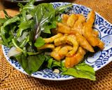 春野菜と厚揚げ鶏胸肉炒めナンプラーサラダ作り方12写真