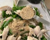 レンチン　インゲンササミ胡麻和え作り方6写真