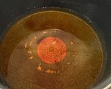 厚揚げとかぼちゃ・ほうれん草の白だし煮作り方2写真