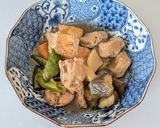 手羽元とつみれとナスと厚揚げの煮物作り方8写真