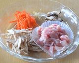 鶏ごぼうの混ぜ込みおにぎり♪作り方1写真