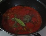 シーフードとひよこ豆のトマトソースパスタ作り方4写真