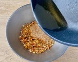 自家製♪ヘルシー♪ザクザク食べるラー油作り方3写真