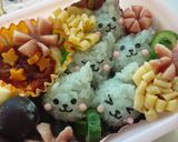 Qooクーのキャラ弁　お弁当作り方3写真
