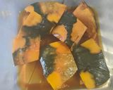 かぼちゃのレンチン煮（和風煮付け風）作り方5写真