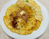 とうもろこしのバター醤油お好み焼き作り方7写真