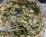 ほうれん草とバナナのパンケーキ作り方4写真