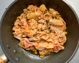 豚コマ肉とチンゲン菜とシメジの中華炒め作り方3写真