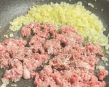 絶品簡単！茄子のとろ旨ミートソースパスタ🍝作り方5写真