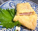 簡単!(基本の)油揚げハムチーズ焼き作り方4写真