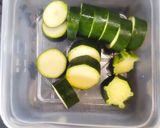 ズッキーニとソーセージのカレー炒め作り方1写真