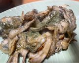 生牡蠣と舞茸のガーリック炒め作り方8写真