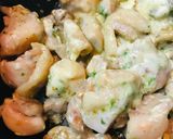 鶏肉のチーマヨしょう油焼き/炙り焼き風作り方3写真