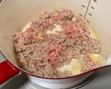 温活♡豚ひき肉となすのカレーみそ汁作り方2写真