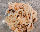 ツナ塩昆布レモンの冷やしバターうどん作り方4写真