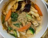 肉無チクワ簡単梅照りクリーム味野菜炒め作り方19写真