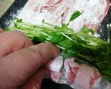 豆苗の豚バラロールソテー作り方2写真
