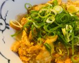 鶏肉と玉ネギのシンプル親子丼作り方4写真
