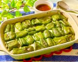一気に焼く発明！ピーマンの肉詰めず作り方4写真