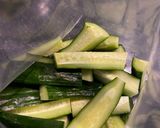 納豆のタレできゅうりの辛子漬け作り方1写真