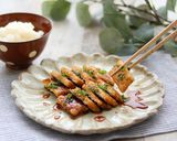 豆腐ととろろのうなぎのかば焼き風作り方9写真