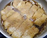 簡単!揚げない焼かないとんかつ丼 作り方6写真