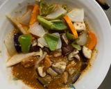 簡単中華風スンドゥブ味根菜茄子甘酢酢豚作り方13写真