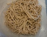 最速パラパラ桜エビの冷やし蕎麦作り方4写真
