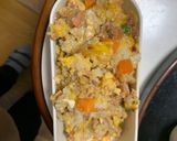 レンジ簡単中華風梅タコライス味炒飯弁当作り方13写真