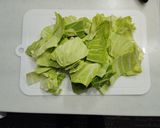 キャベツと魚ニソのマヨネーズ炒め作り方1写真