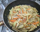 きんぴらの貧乏炒め作り方4写真