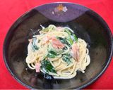 鮭とほうれん草のパスタ♪♪作り方4写真