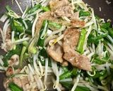 豚肉ともやし春雨炒め作り方5写真