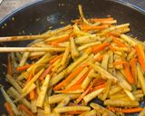 れんこんきんぴら、カレー味。作り方4写真