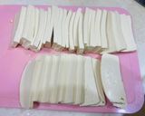 フードドライヤーで木綿豆腐ジャーキー作り方5写真