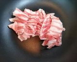 今夜の夕飯簡単ズッキーニと豚バラ味噌炒め作り方5写真