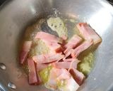 蕪とベーコンのクリームパスタ作り方3写真