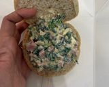 クリームチーズで作るスピナッチサンド作り方6写真