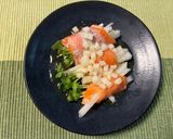 おもてなしに！サーモンと梨の巻くだけ前菜作り方4写真