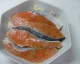 鮭の重ね蒸し❀レモン風味作り方2写真